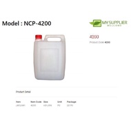 NCP-4200 NCI 4200 1gallon Jerrycan Fuel Water Tank / Tong Minyak Air +-4.8 Litre