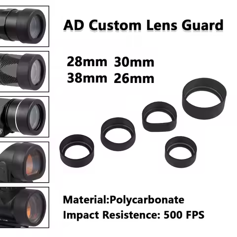 AD Custom Lens Guard Tactical Weapons LED Lights Protector SF M300 M600 X300 X300V T01 T02 Red Dot S