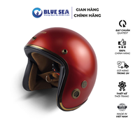 Lót tháo rời - SƠN NHÁM MỜ - Mũ Bảo Hiểm 3/4 đầu Blue Sea A101 - Màu sắc thời trang - Freesize - Hàn