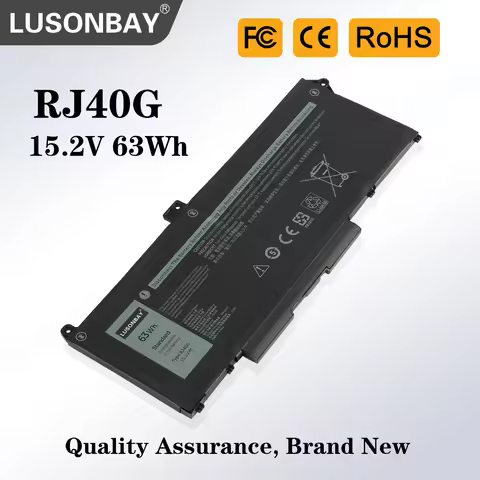 LUSONBAY RJ40G Laptop Battery For DELL Latitude 5520 5420 Precision 3560 Series P104F P137G 01K2CF 0