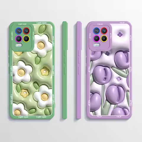 For Realme 8 Case 8 Pro Soft TPU Matte Back Cover For Realme 8i Phone Case For Realme 8 5G 4G 8Pro T