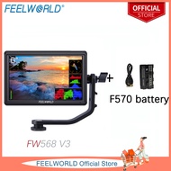 FEELWORLD FW568 V3 6 Inch DSLR Camera Field Monitor with Waveform 3D LUTs Video Peaking Focus Assist