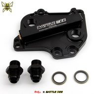 Oil Radiator Adapter Car Aluminum For VAG 1.6L & 2.0L EA288 Engine Oil Cooling For Oil Cooler Plate 