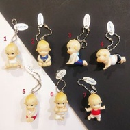 DAKARA 日本 景品 非賣品 絕版 限定 寶寶變裝丘比特Qp娃娃Q比丘p嬰兒小天使娃娃kewpie吊飾掛飾鑰匙圈公仔