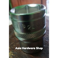MATA 22 mm 1/ 2 Inch Socket Bit TEKIRO 1/ 2" 6PT 22mm Socket Bit
