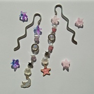 Bookmark aesthetic/bookmark marine biota/bookmark starfish/bookmark charm beach theme bookmark