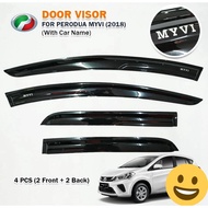 Myvi 2018  Air Press Window Door Visor