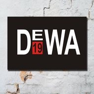 DEWA 19 Band LOGO Poster - Pajangan Dekorasi Dinding