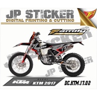 KTM Decal sticker KTM 250 Decal sticker 2017 design 02