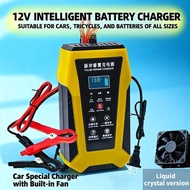 12V 6A Smart Pulse Repair Battery Charger Sealed Lead Acid Car Motorcycle Battery Repair Charger
