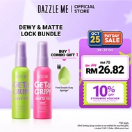 [Makeup Bundle] Dewy &Matte Lock Bundle DAZZLE ME Makeup Setting Spray Dewy+Matte Fix Set 60ml*2 Sem