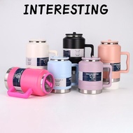 INTERESTING Water Bottle, Thickened 2L Sports Water Bottles, Portable Broken-resistant BPA Free Insu