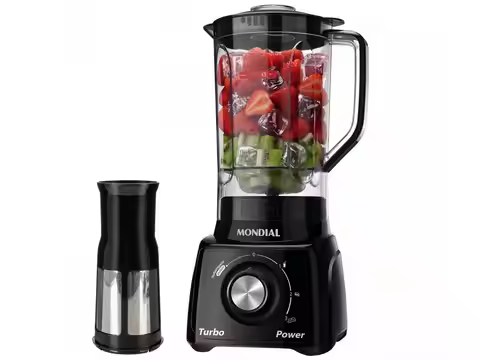 Mondial Turbo Power L-99 Fb Black Blender with Filter 3 Speeds 550W - 110V