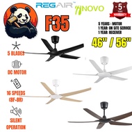 REGAIR INOVO F35 Ceiling Fan 46" / 56" Fan DC Motor Ceiling Fan Remote Kipas Siling F35 46 Inch 56 I