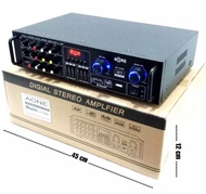 แอมป์ขยาย เครื่องขยายเสียง มีบลูทุธ เครื่องเสียง stereo amplifier Bluetooth USB/SD CARD รุ่น A-ONE A