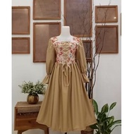 Vintage Midi Dress Midi Dress/ Children's Gamis/ Vintage Children's Dress/ Vintage Dress/