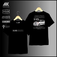 MIMKHO Toyota Avanza Old/Avanza T-Shirt 2003-2011/ Avanza Automotive T-Shirt