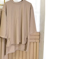 NEW ARRIVAL !!! BAJU ATASAN OVERSIZE WANITA BAHAN KNIT HORNET PREMIUM MURAH LENGAN 7/8 KEKINIAN TERB