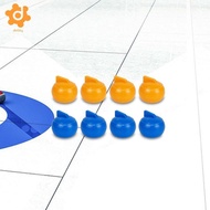 [utruiut0k] 8x Tabletop Curling Game for Kids Adults Shuffleboard Accessories Table Game