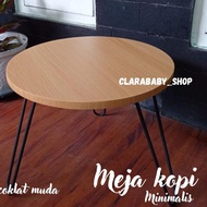 / COFFEE TABLE ROUND COFFEE TABLE DIAMETER 40 HEIGHT 40 & 30CM CORNER TABLE