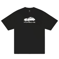 [Genuine Fabric]Porsche 356 Scale In Feet T-Shirt – Cotton 280gsm, Unisex Loose Sleeve 020