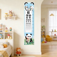 Cartoon Baby Height Sticker Measuring Height Ruler Panda Wall Sticker Removable Height Sticker Visio