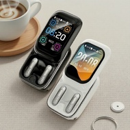 HTC NE48 Bluetooth 6.0 AI Translator Earbuds, Slider Touch Gestures, 48H Battery, Wireless Headset (