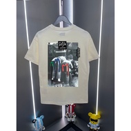 EVISU/God of Fortune 2026 Classic Round Neck Short-Sleeved T-Shirt Men Women Style 2025 Autumn Inner