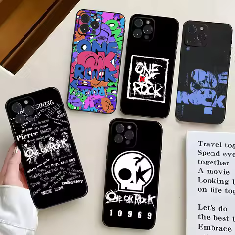 1PC ONE OK ROCK Phone Case Silicone Soft For iPhone 16 15 14 13 12 11 X XR Plus Pro Max Plus