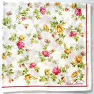 Ralph Lauren 復古手帕 玫瑰花卉印花 20 x 20 英吋
