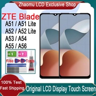 Original ZTE Blade A51 A52 A53 A54 A55 A56 A51 Lite A52 Lite LCD Display Touch Screen Replacement