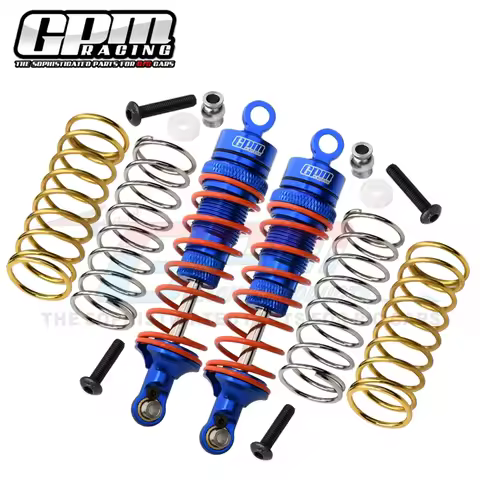 GPM Metal 87MM Bold Front Shock Absorber Assembly for Traxxas 1/7 XO-1 1/10 Rustler Hoss Slash 4X4 V