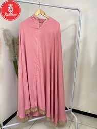 Mukena Dewasa Katun Rayon Renda Ryn Rayyan Bahan Rayon Twill Polos Lina Madina Mukena Super Jumbo Ca