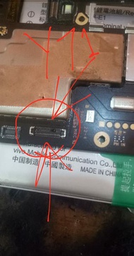 MESIN Vivo Y71 Lcd connector on 34 pin machine