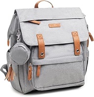 Purple Finch Small Diaper Bag Backpack, Mini Diaper Backpack, Lightweight, Insulated Pockets, Changi