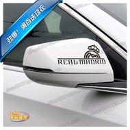 Body Sticker Reflective Car Sticker Rearview Mirror Sticker Royal Madrid Royal Madrid One Pair Pack 1610