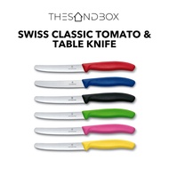 Victorinox Swiss Classic 11cm Tomato &amp; Table Knife, Serrated Edge Stainless Steel