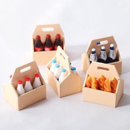 Wooden Crate miniature Beverage Container