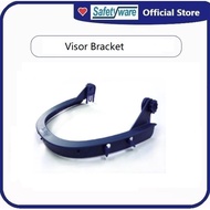 Safetyware Dielectric Slotted Visor Bracket for Safety Helmet I Face Shield Helmet Accessory I Head Protection