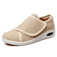 Women Diabetic Shoes Lightweight Edema Sneakers Shock Absorption Hook and Loop Sneakers Air Cushion 