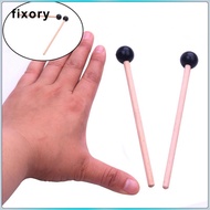 [fixory] SiaBiced 2 PCS Wooden Drumstick Percussion Marimba Mallets with Wooden Handle 5.71 Inches