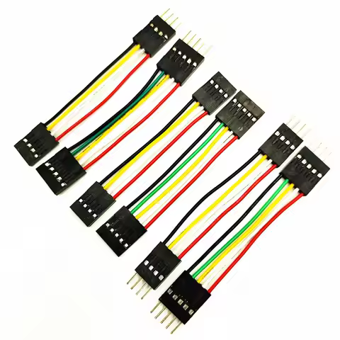 10pcs 5cm Breadboard Dupont Cable For Arduino Line 2.54mm Male Female Dupont Jumper Wire 26AWG Cable
