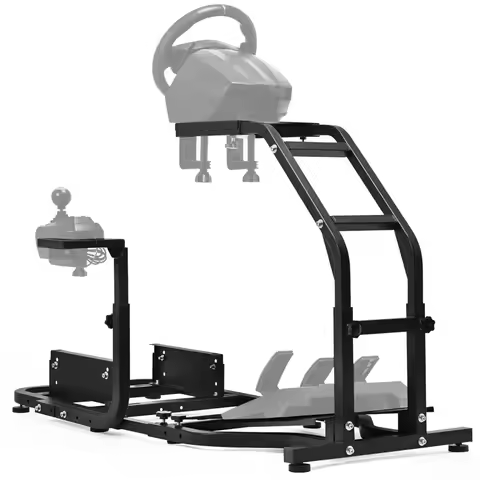 Adjustable Racing Sim Cockpit Frame Compatible with PXN, Thrustmaster, Logitech G29, G920, T300RS, T