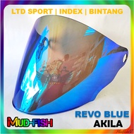 AKILA VISOR for LTD SPORT | BINTANG | INDEX | XDOT (REVO BLUE)