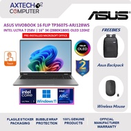 Asus Vivobook 16 Flip OLED TP3607S-ARJ128WS 16'' 3K Laptop Matte Gray (CU7-258V, 32GB, 1TB SSD, Inte