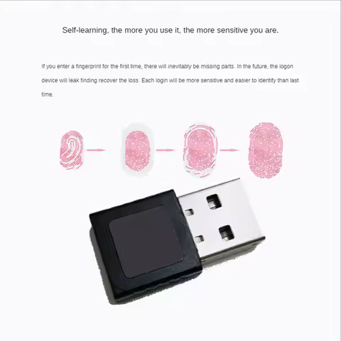 CJSD-Mini USB Fingerprint Reader Module Device USB Fingerprint Reader For Windows 10 11 Hello Biomet
