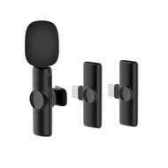 K K11 Wireless Lavalier Microphone Outdoor Short Video Shooting Radio with Reverberation Smart Noise