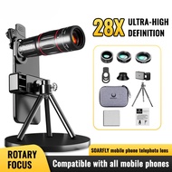 Apexel 28X 36X 64X Telephoto Phone Lens 4K HD Phone Monocular Telescope Universal Mobile Phone Clip 