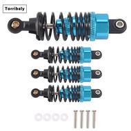 [Torribaly]4Pcs Aluminum Alloy Shock Absorbers Damper Set for TT-01 TT01 TT-02 TT02 1/10 RC Car Upgr