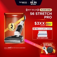 Tineco Floor One S6 Stretch Pro Smart Lay-Flat Washer Wet Dry Vacuum Cleaner | 20kPa Suction | 180° 
